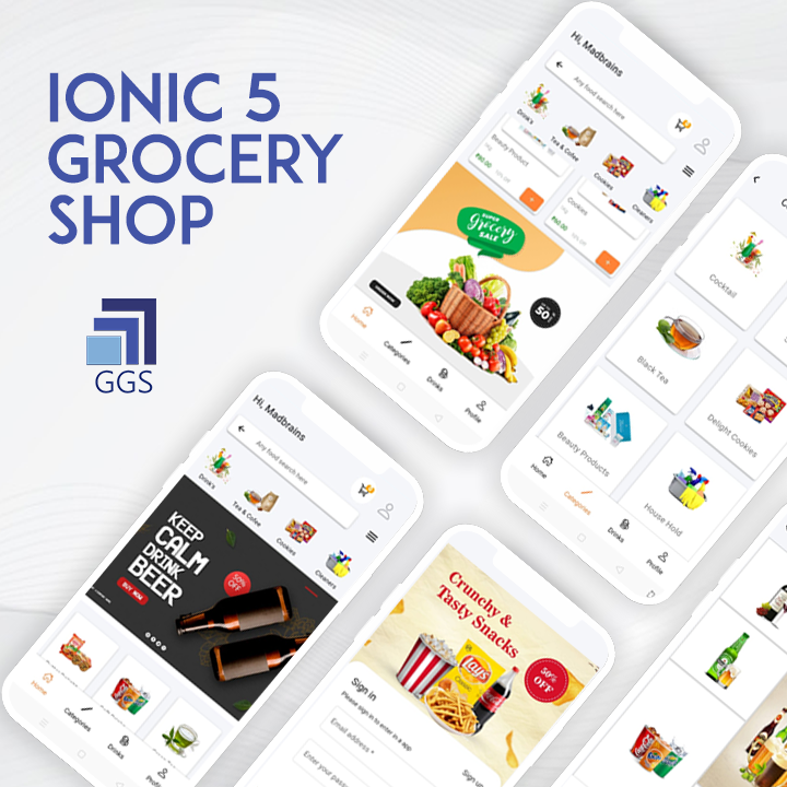 Grocery Shop Ionic 5 Template